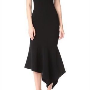 New! Cinq a sept one shoulder flutter dress